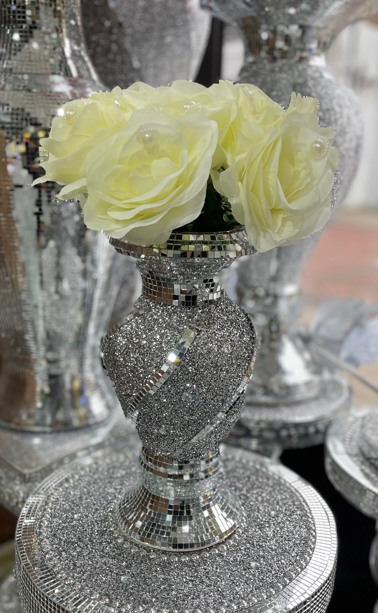 30cm Sparkle Flower Vase #1