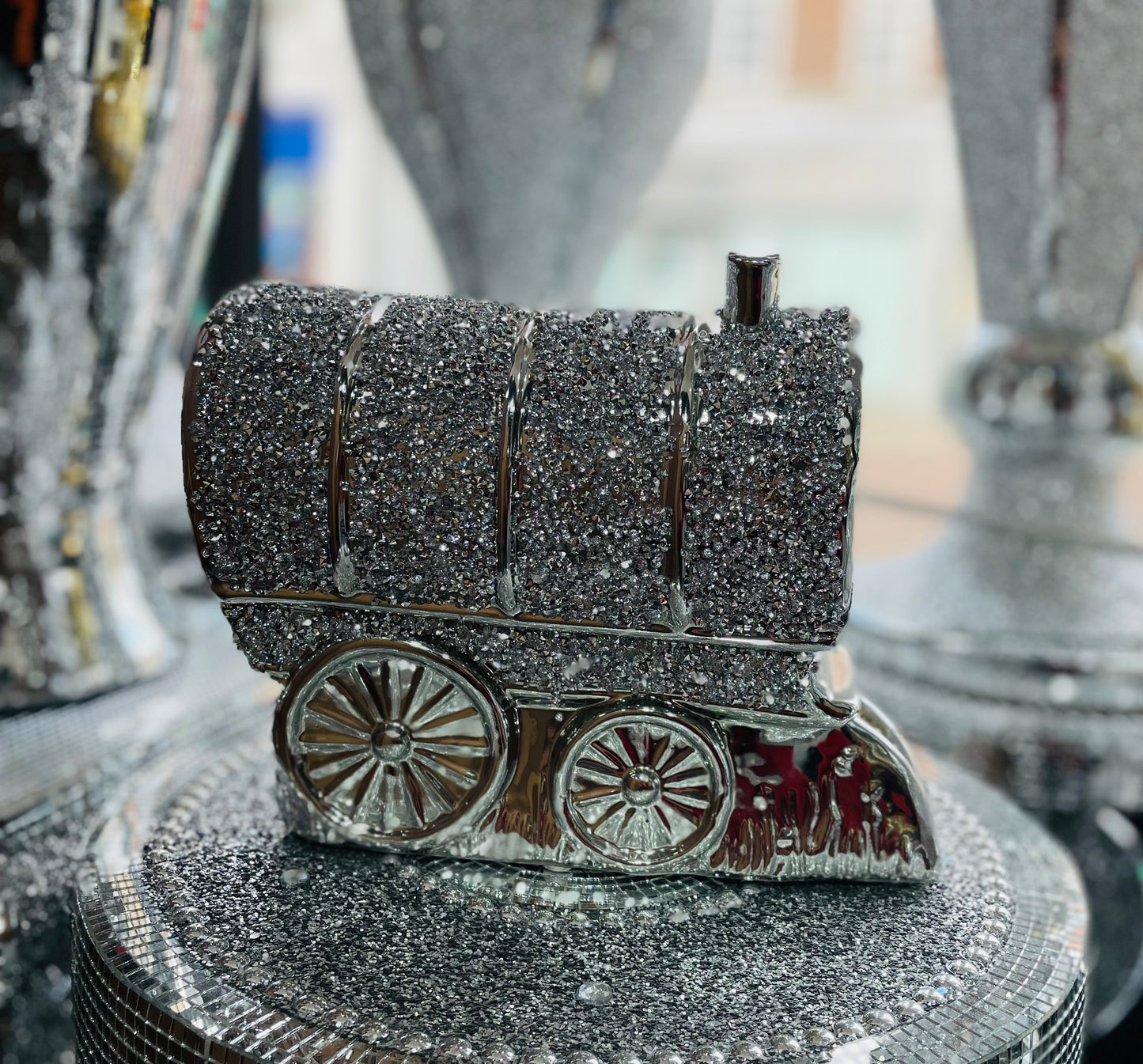 Crushed Diamonds Original Gypsy Wagon Ornament