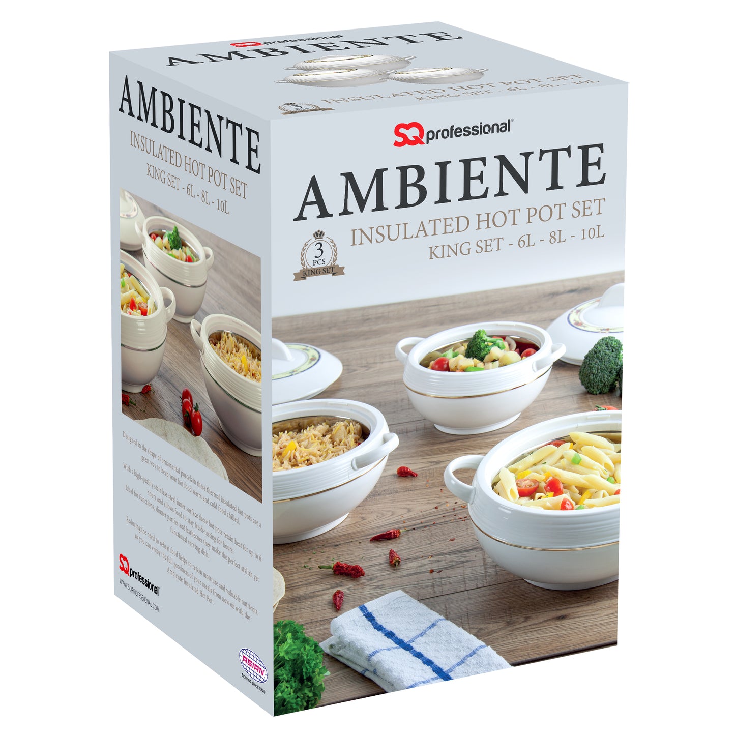 Ambiente Hotpot Set King Cream