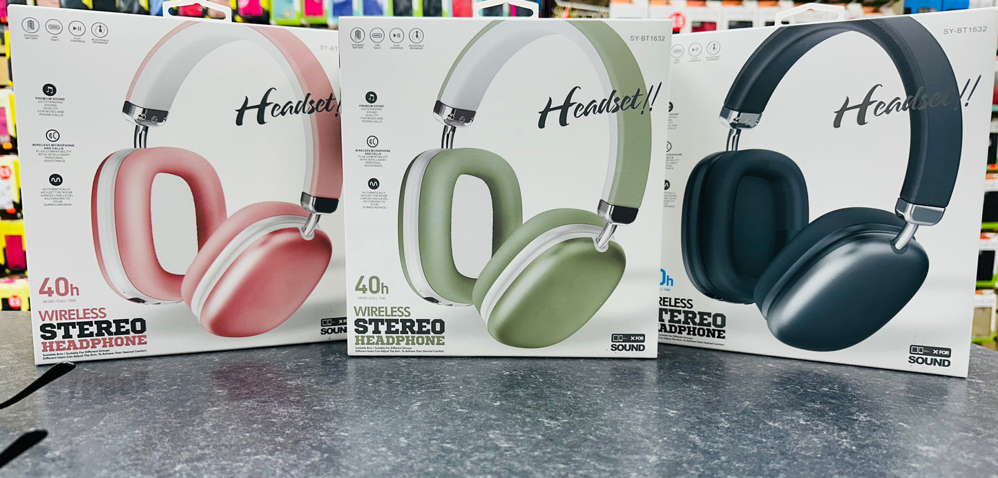 Wireless Stereo Headphone (Green)