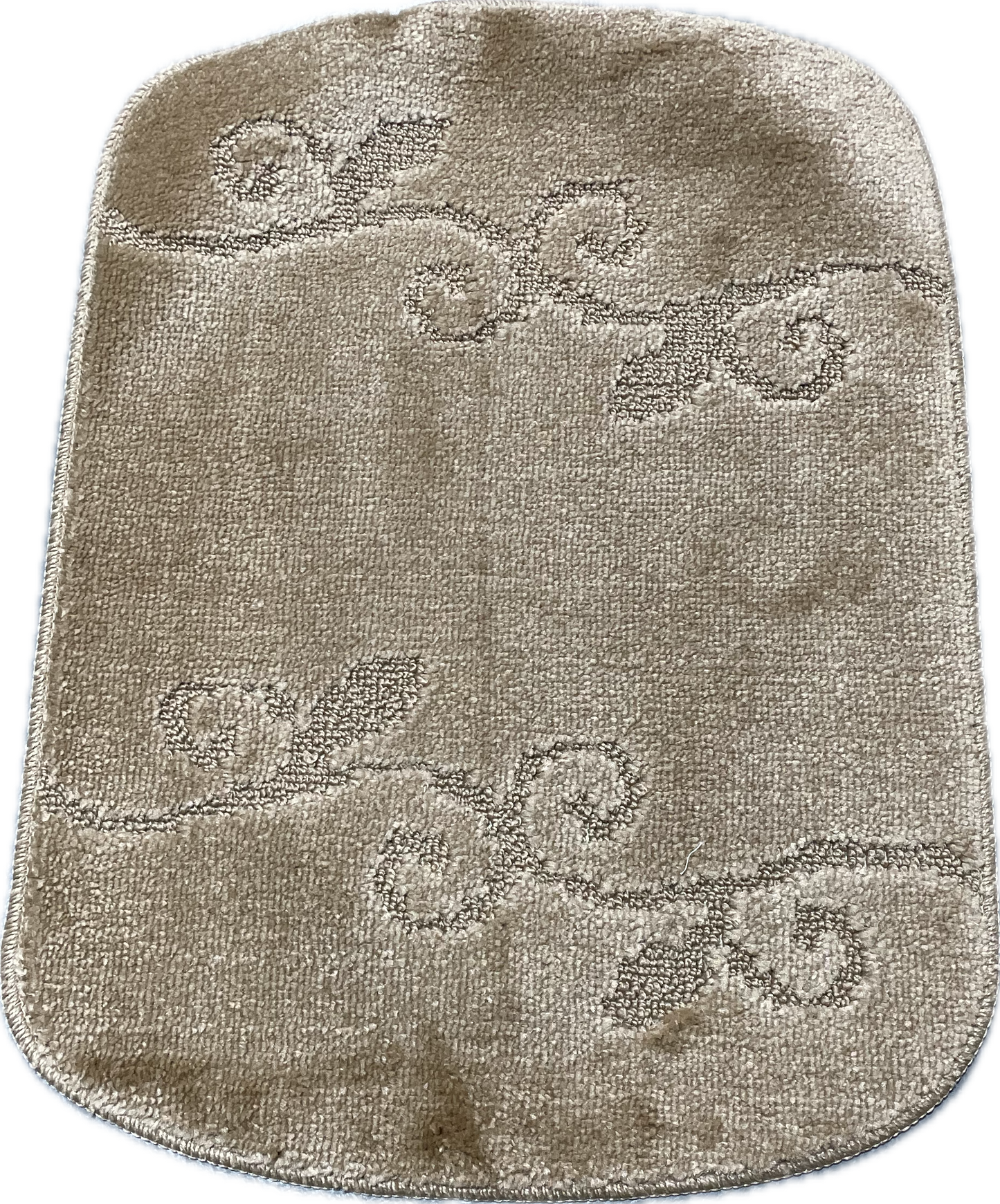 Set Of 4 Washable mats, Non Slip, Ideal For Mobile Homes (Brown)