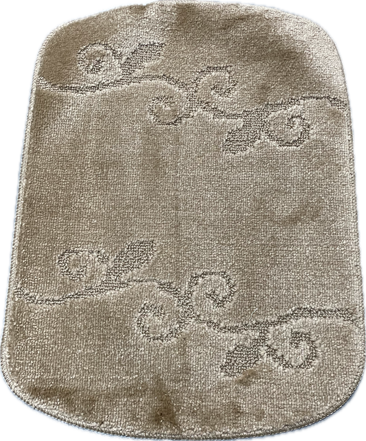 Set Of 4 Washable mats, Non Slip, Ideal For Mobile Homes (Brown)