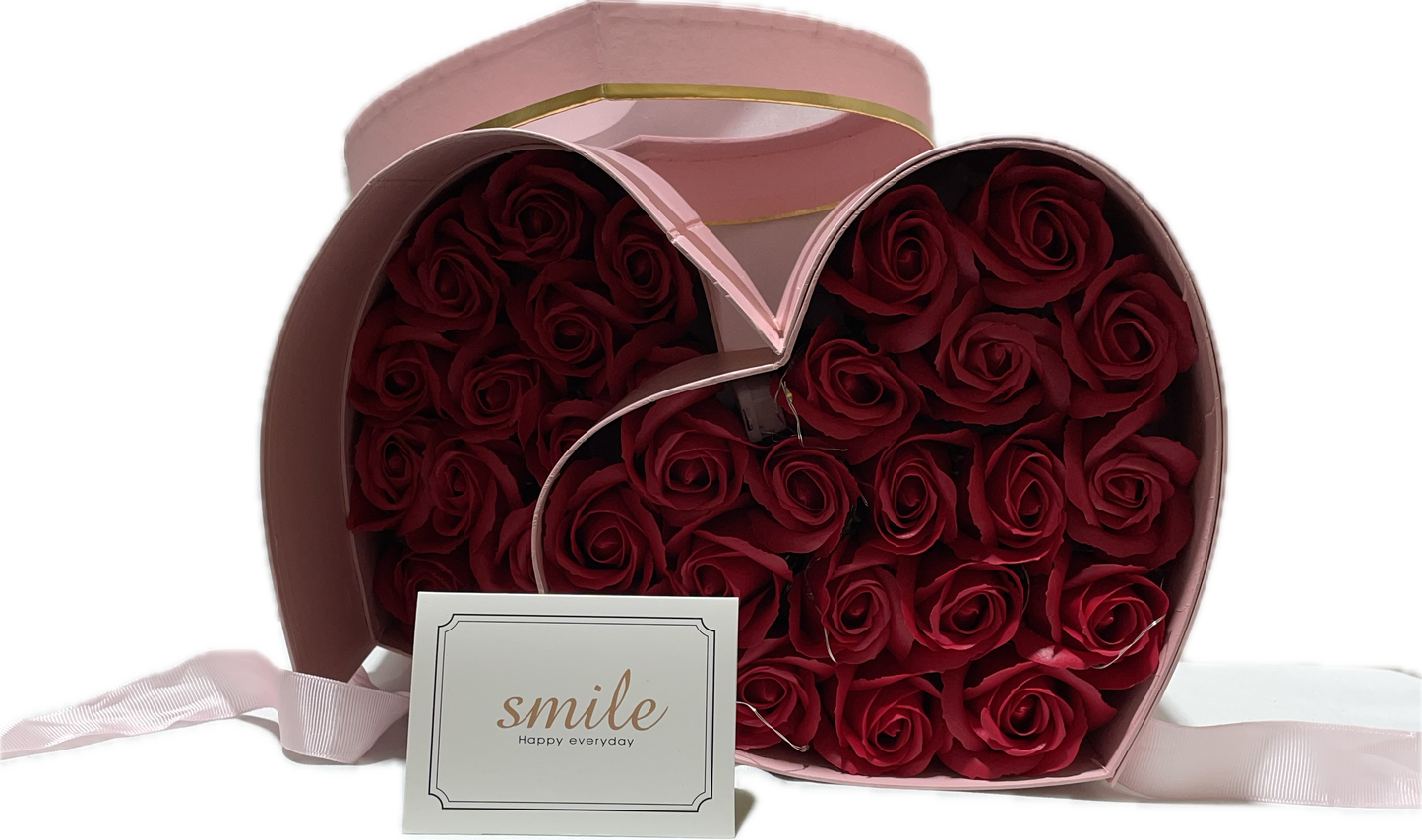 Rose Soap Flowers With Creative Double Rotating Gift Box