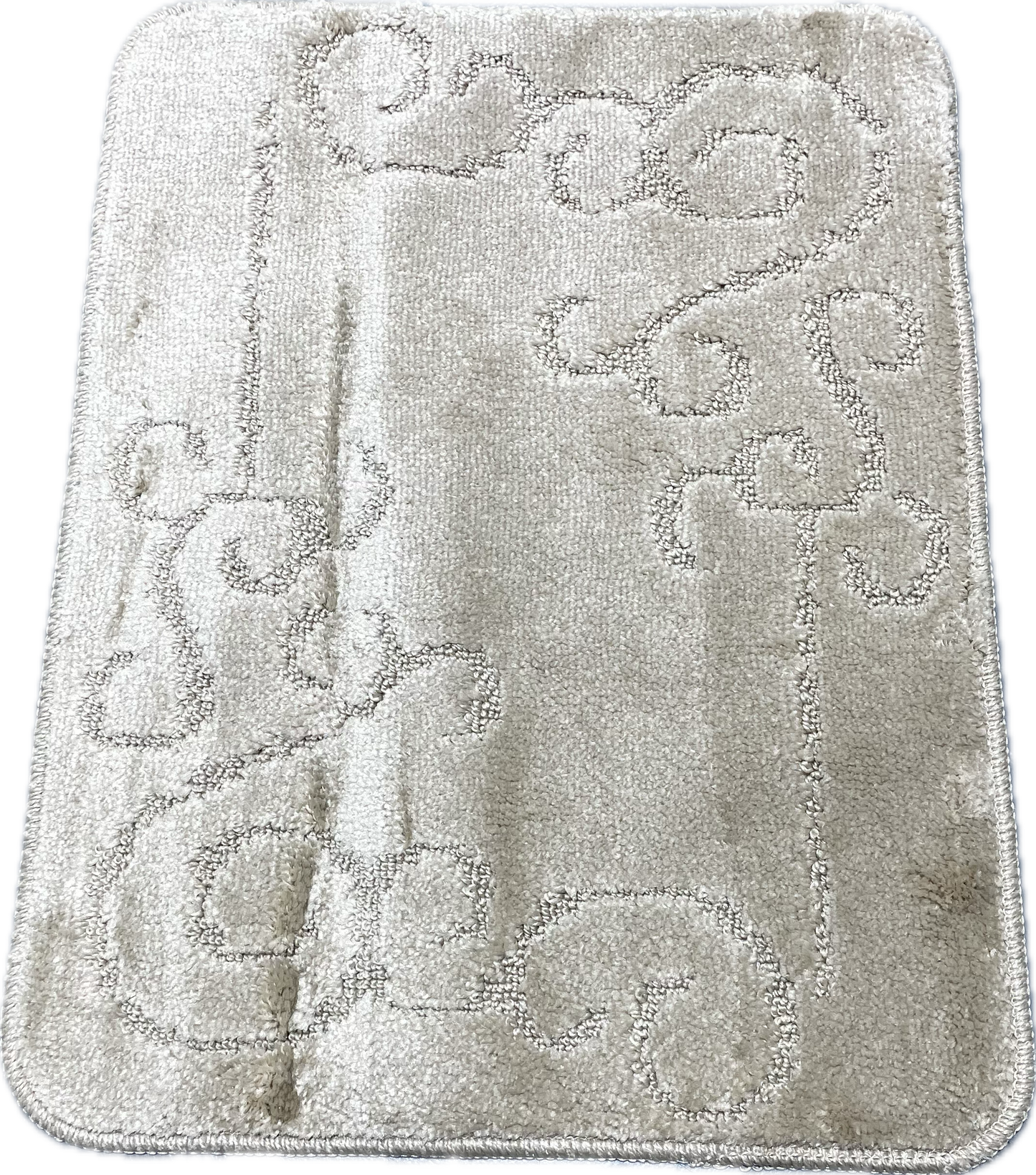 Set Of 4 Washable mats, Non Slip, Ideal For Mobile Homes (Beige)