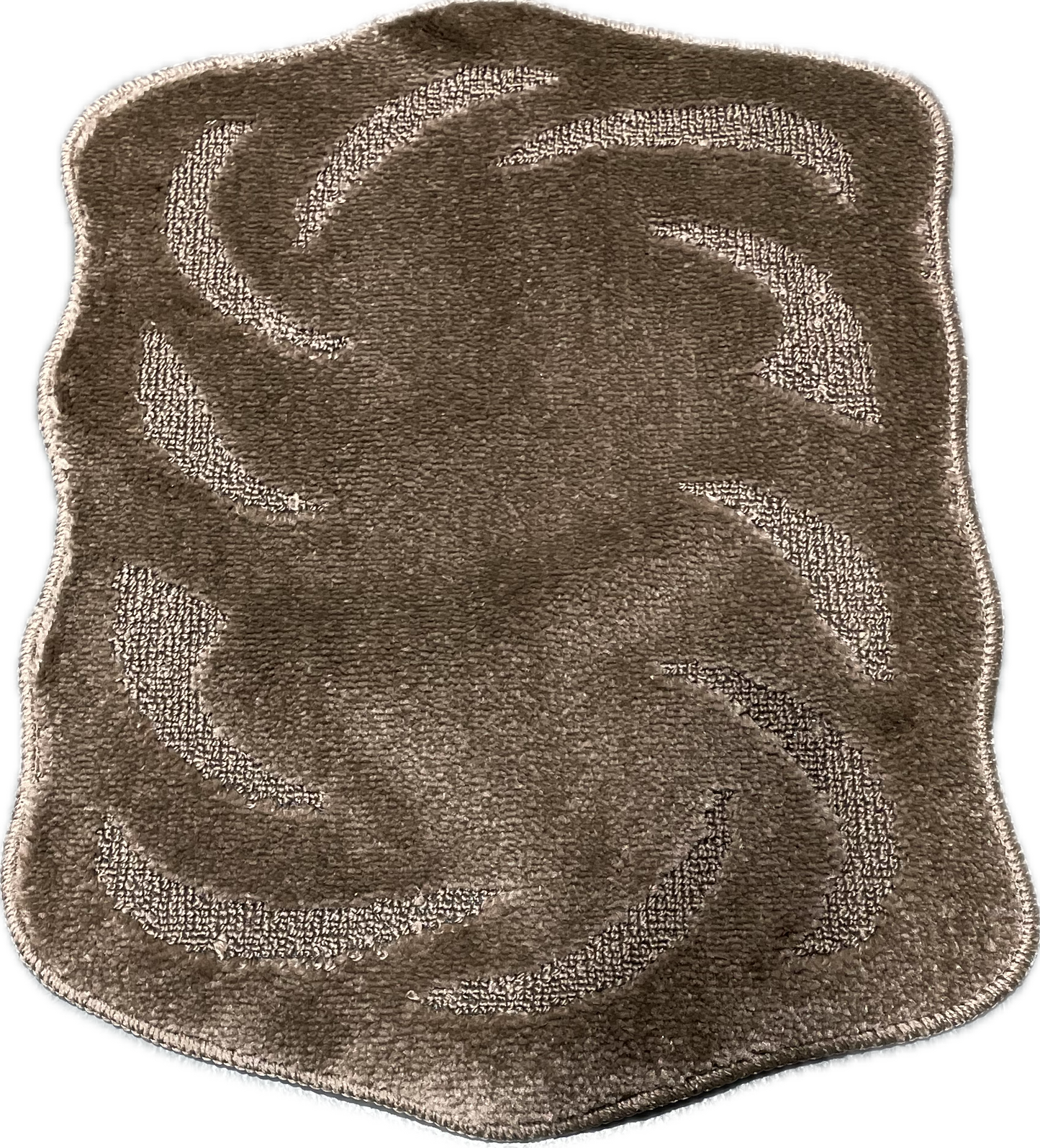 Set Of 4 Washable mats, Non Slip, Ideal For Mobile Homes (Chocolate Brown)