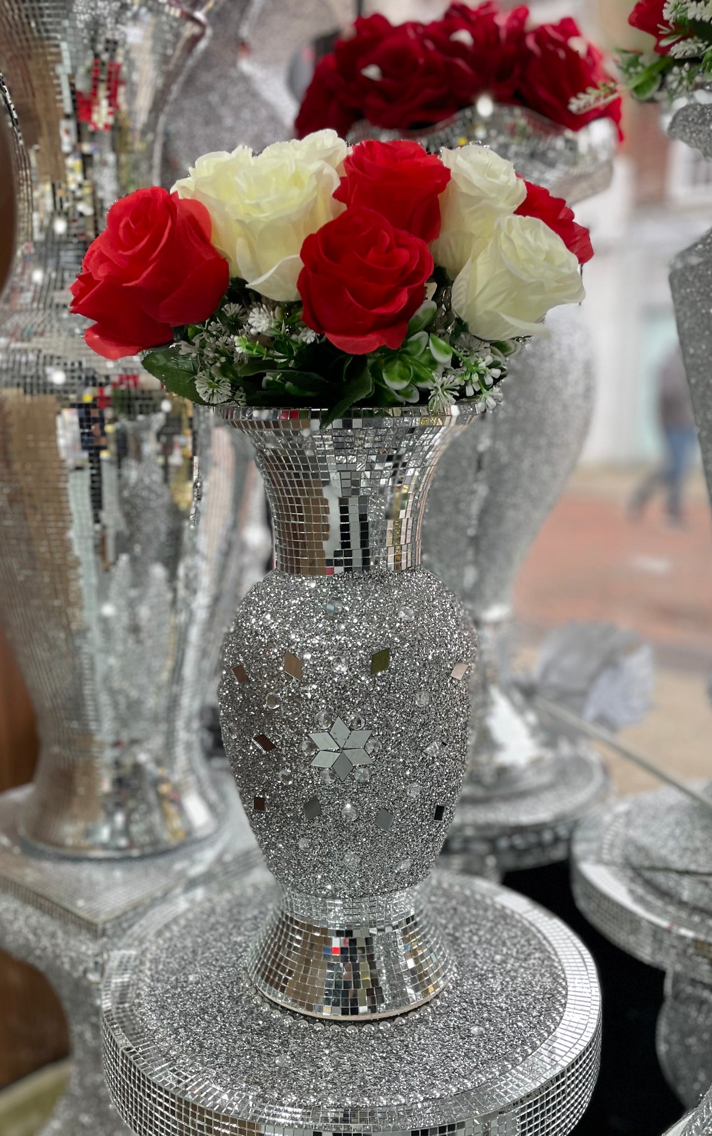 40cm Sparkle Flower Vase #1