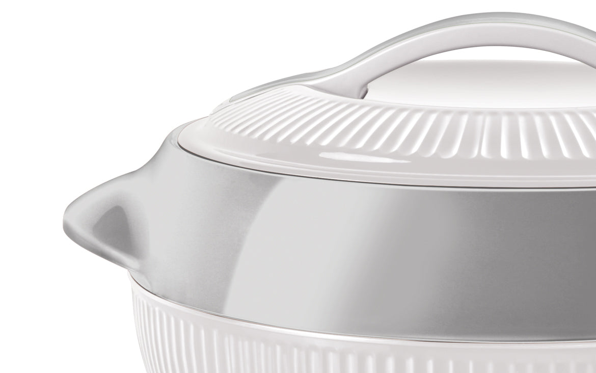 Fiesta Hotpot Set White/Silver