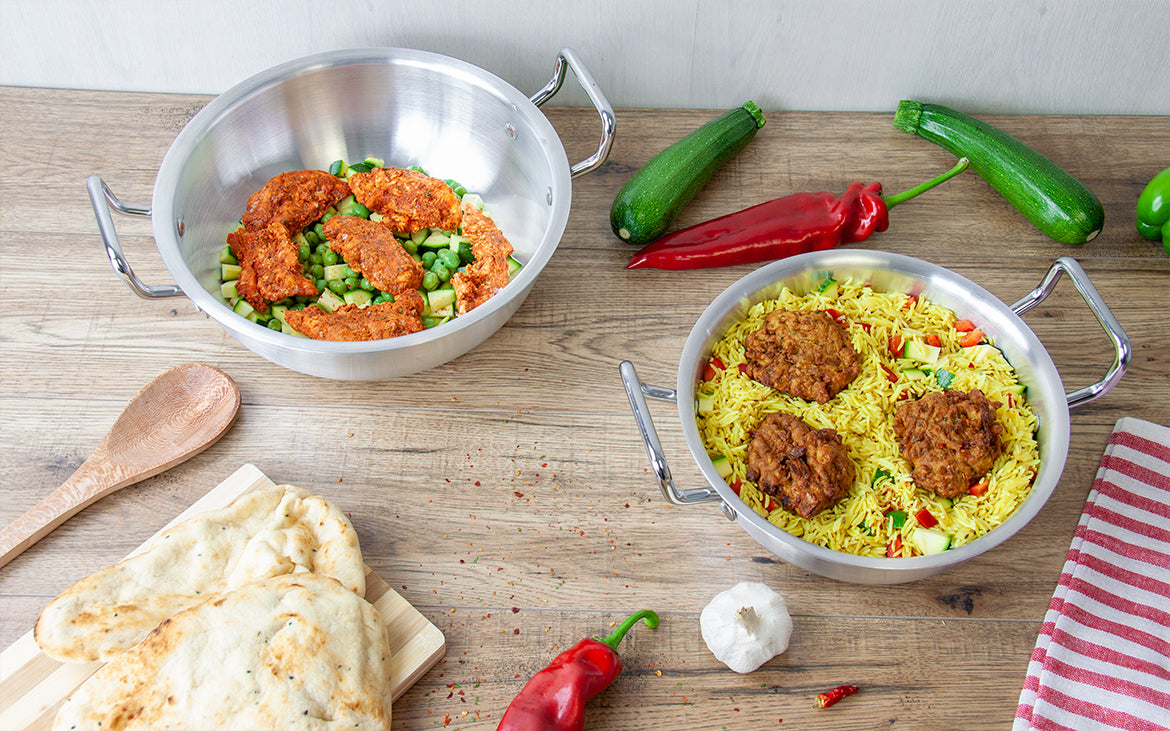 Aluminium Octan Karahi Set