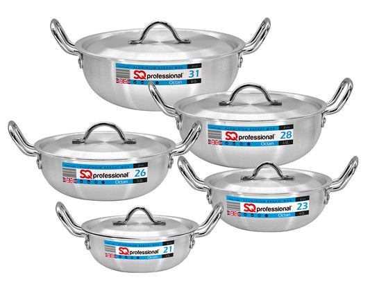 Aluminium Octan Karahi Set