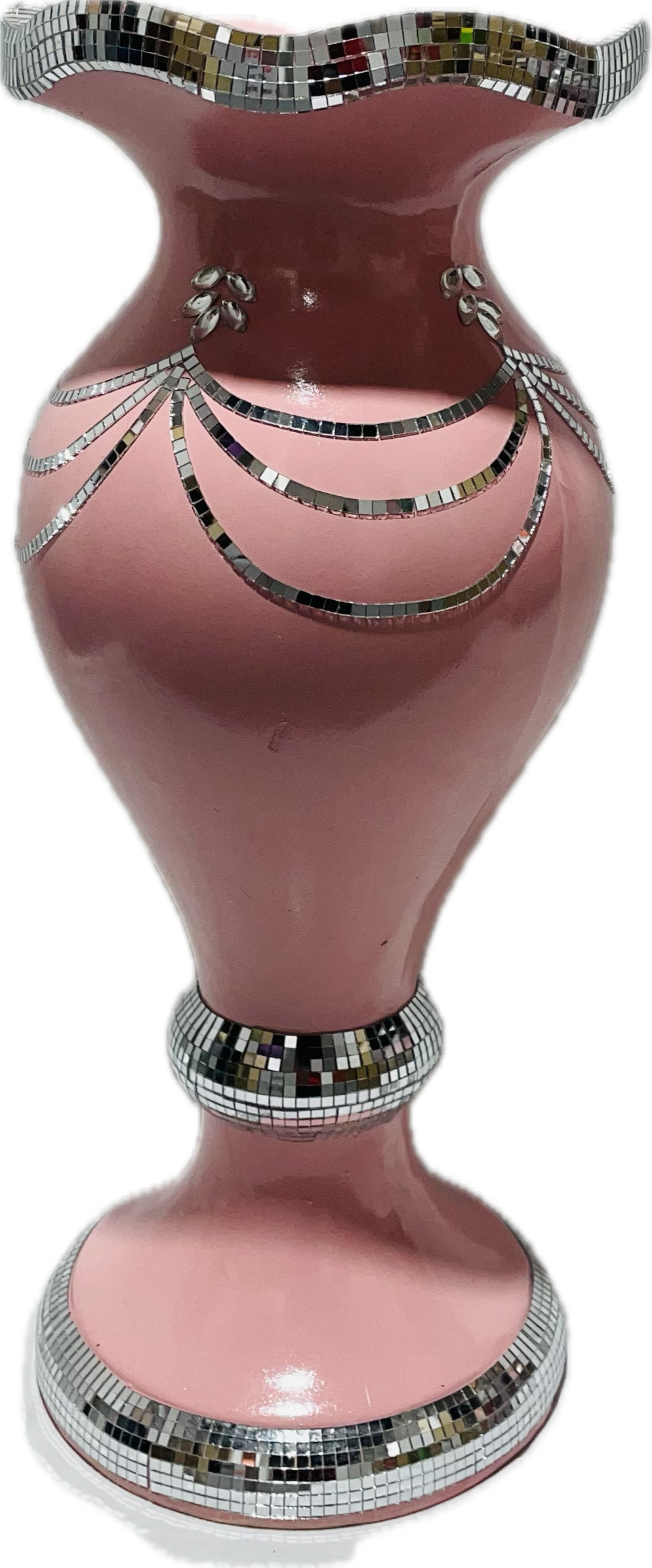 60cm Sparkle Flower Vase (Pink)