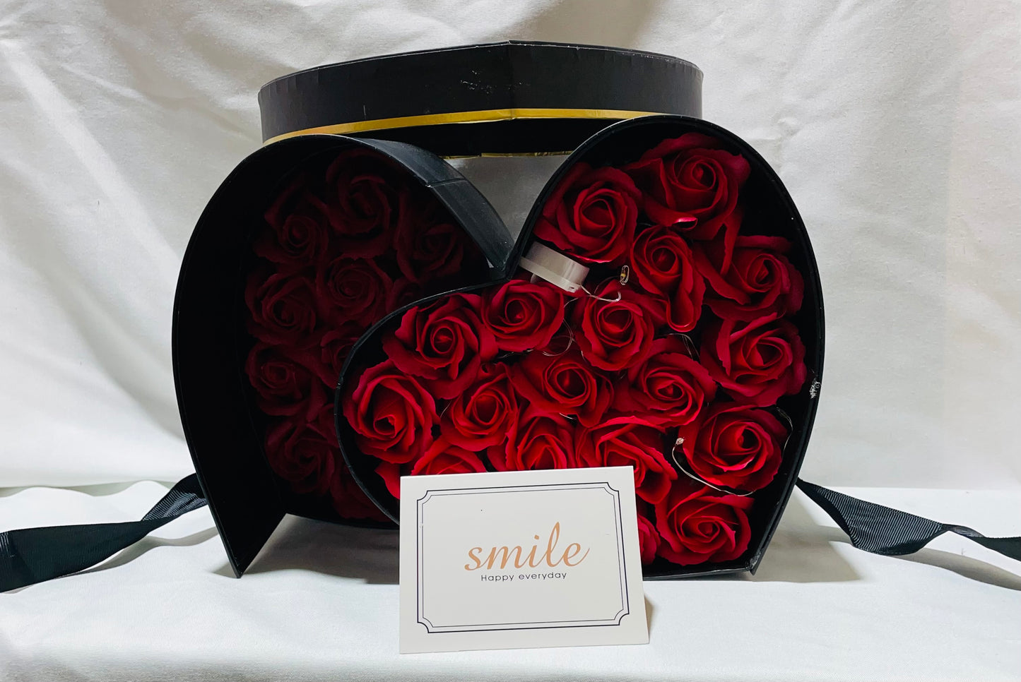 Rose Soap Flowers With Creative Double Rotating Gift Box