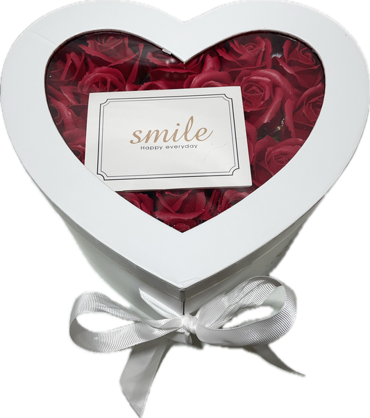 Rose Soap Flowers With Creative Double Rotating Gift Box