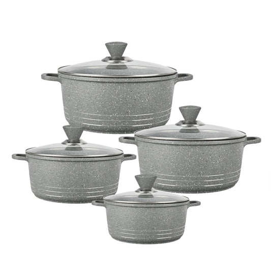 Laria Marbell Die-Cast Stockpot Set 4pc