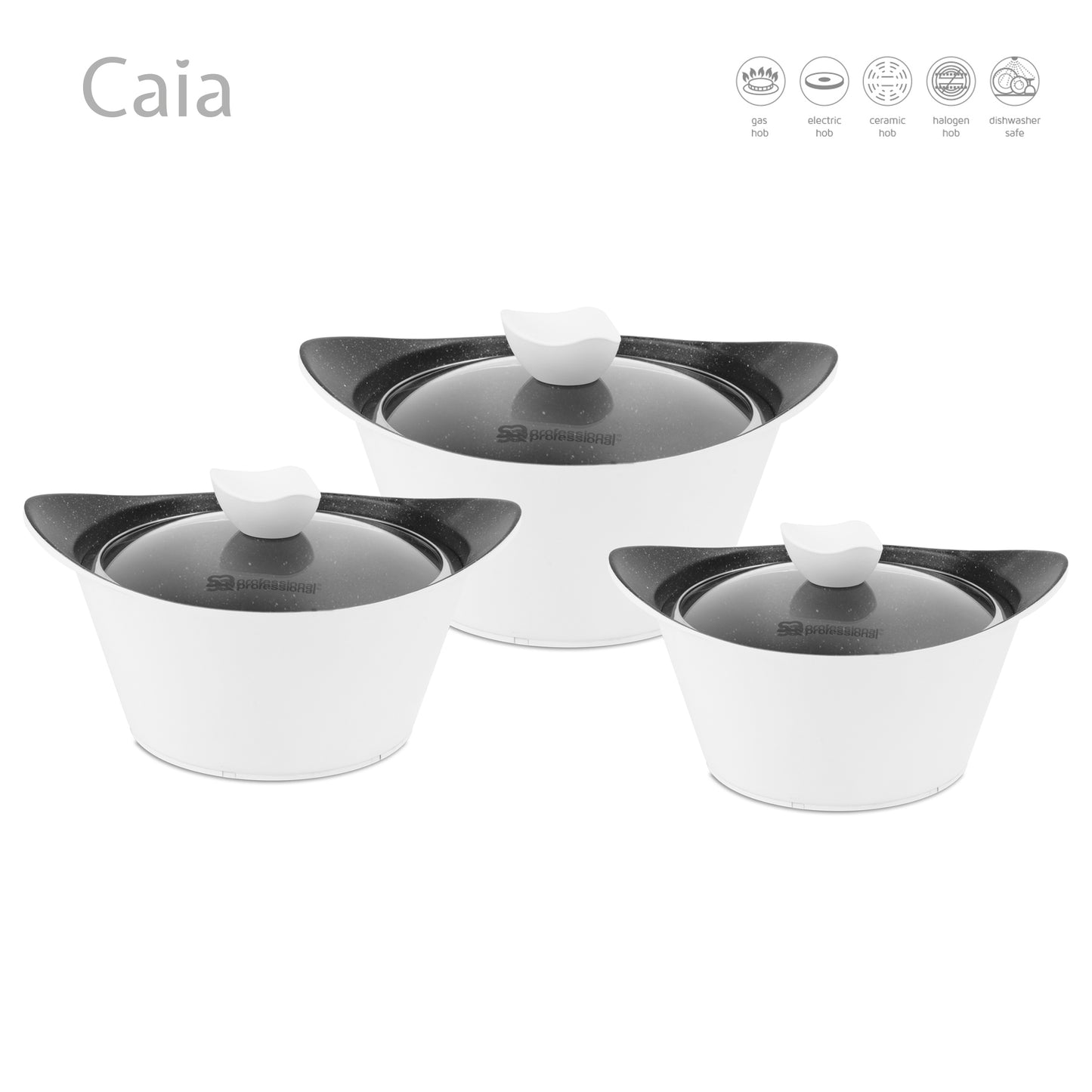 Caia Stockpot Set 3pc