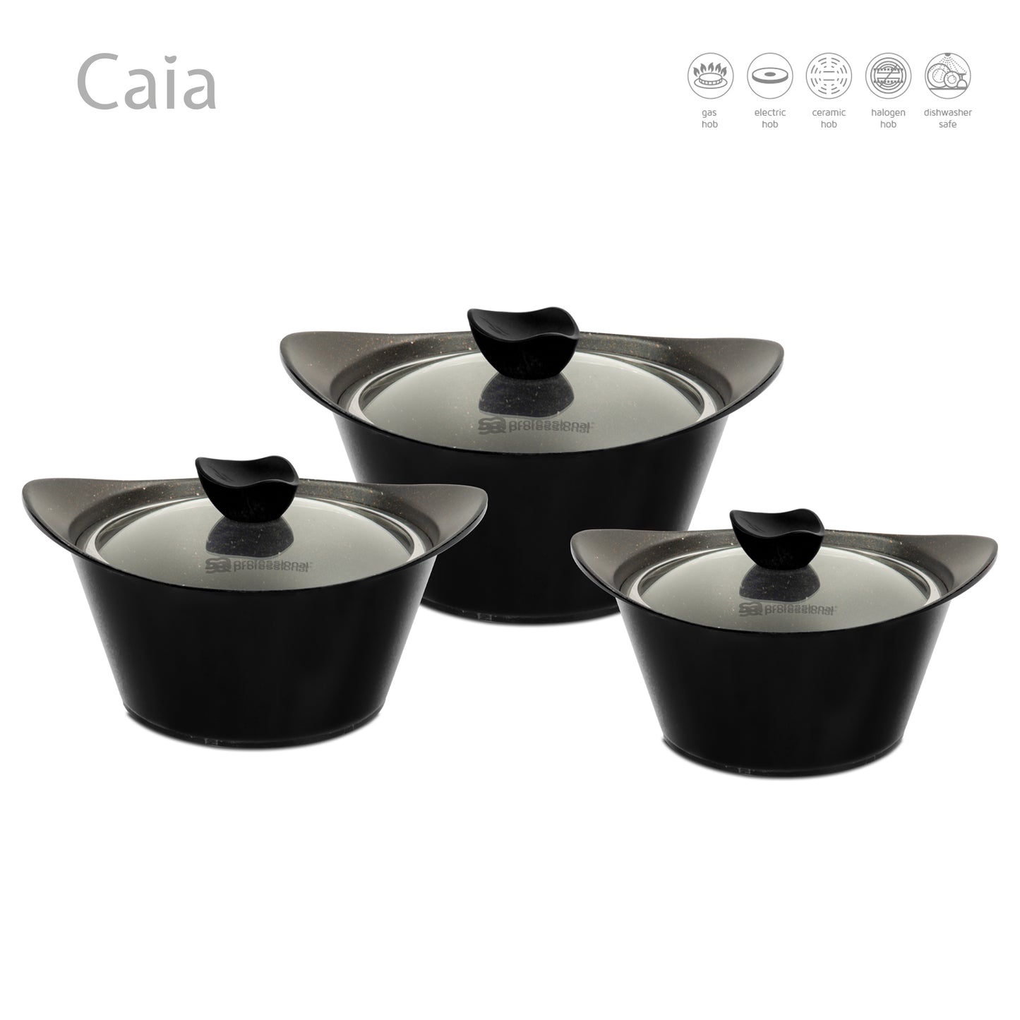 Caia Stockpot Set 3pc