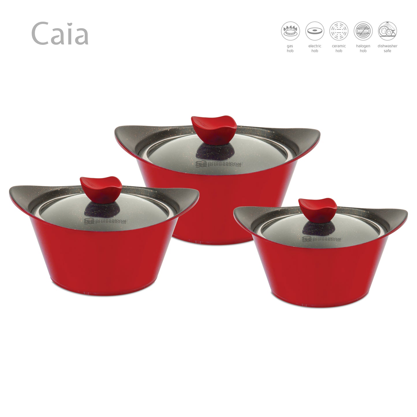 Caia Stockpot Set 3pc