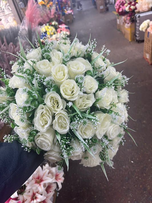 Ivory rose bunch